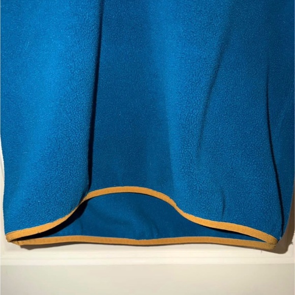 Patagonia Synchilla Snap T Fleece Blue Gold Pullover Men's XS Gorpcore - Picture 3 of 9